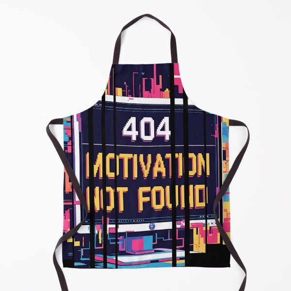 Item preview, 404 Error Motivation Not Found Design Classic error popup with pixelated font 2 designed and sold by Neon G.