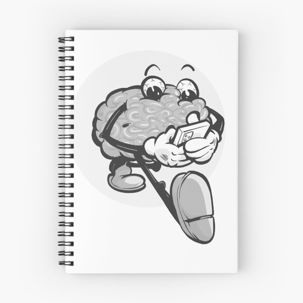 Item preview, Brain addict (black and white version) designed and sold by TomiAx.
