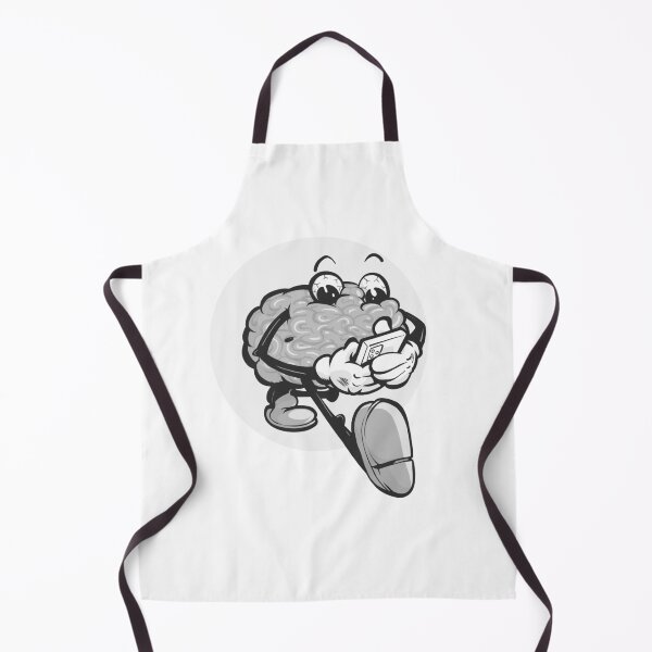 Item preview, Brain addict (black and white version) designed and sold by TomiAx.