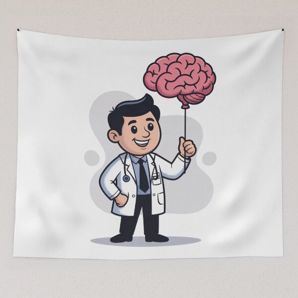 Item preview, Neurologist With Brain Balloon designed and sold by McVrax.