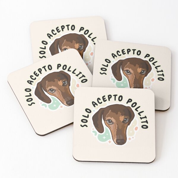 Item preview, I Only Accept Pollito Funny Spanish Dachshund Dog Doodle designed and sold by Donnanona.
