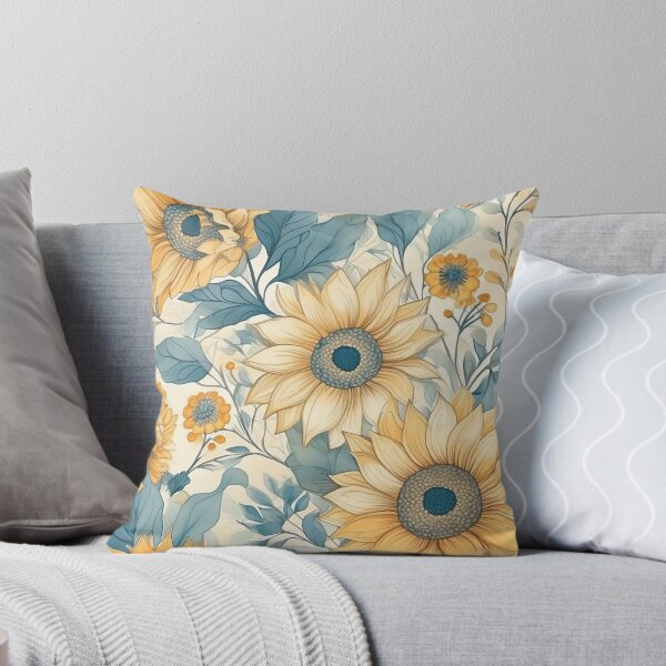 Item preview, mustard yellow sunflowers designed and sold by cjulien27.