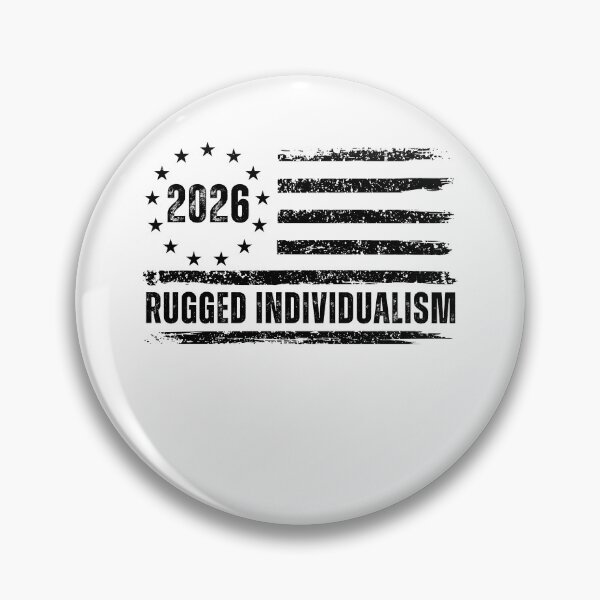 Item preview, Rugged Individualism 2026 Distressed Vintage USA Flag designed and sold by gunaone-design.