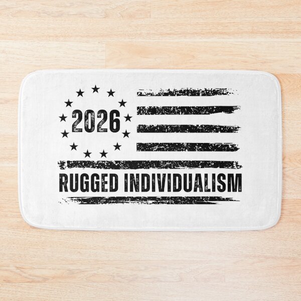 Item preview, Rugged Individualism 2026 Distressed Vintage USA Flag designed and sold by gunaone-design.