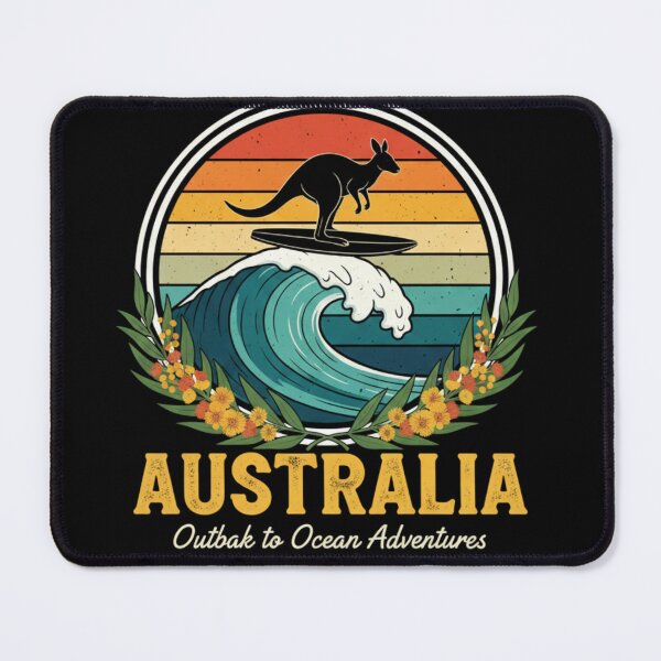 Item preview, Australia Outback Explorer - Kangaroo & Coast Adventure Trip Design designed and sold by Wear Sculpt.