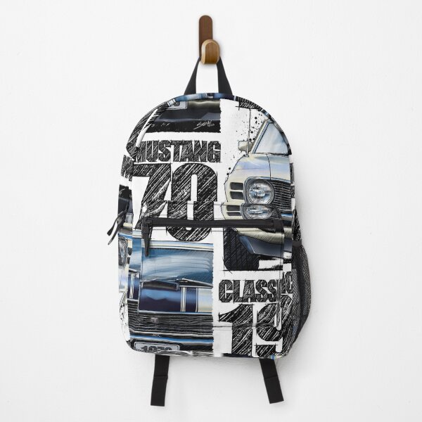 Item preview, Classic Mustang 1970 Front View Wimbleton White – Vintage Muscle Car Illustration designed and sold by Petrolhead T-Shirts and Art.