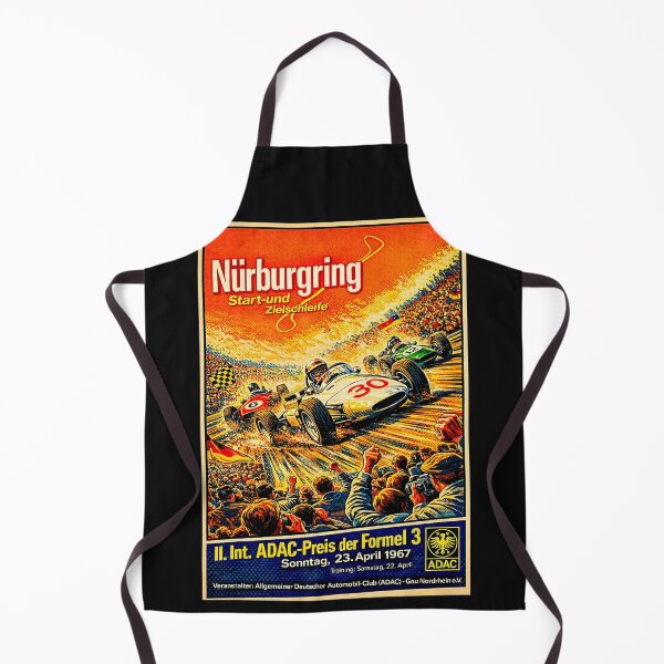 Item preview, Nurburgring Grand Prix vintage poster f3 1967 variation#3 designed and sold by Helios Be. Lavsh.