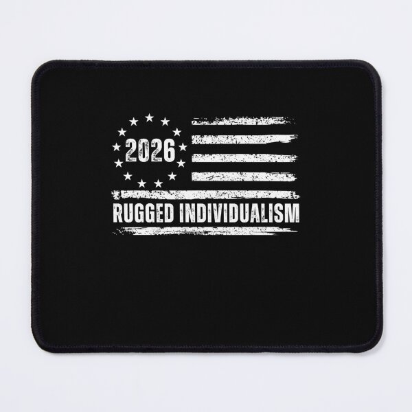 Item preview, Rugged Individualism 2026 Vintage USA American Flag designed and sold by gunaone-design.