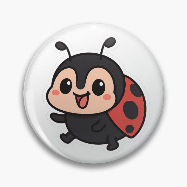 Item preview, Pastel Silly Ladybug Stickers designed and sold by StickMint.