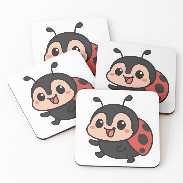 Item preview, Pastel Silly Ladybug Stickers designed and sold by StickMint.