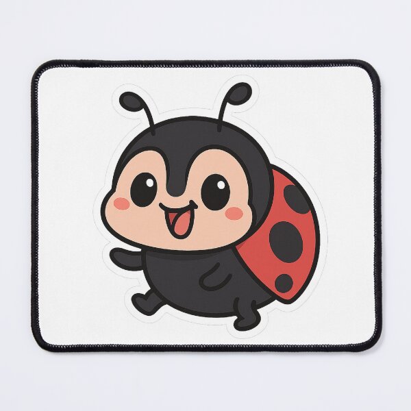 Item preview, Pastel Silly Ladybug Stickers designed and sold by StickMint.