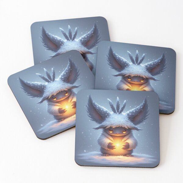 Item preview, Little Guardian of Winter Light – Enchanted Fantasy Art by NegarTv Designs designed and sold by NegarTv Designs.