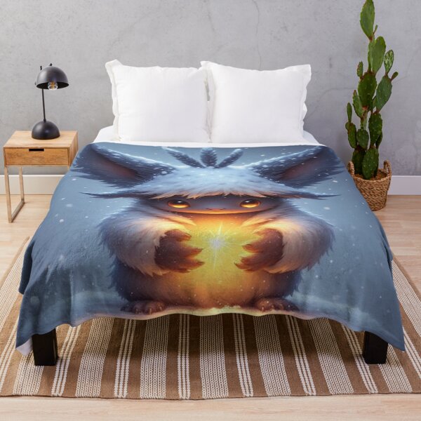 Item preview, Little Guardian of Winter Light – Enchanted Fantasy Art by NegarTv Designs designed and sold by NegarTv Designs.
