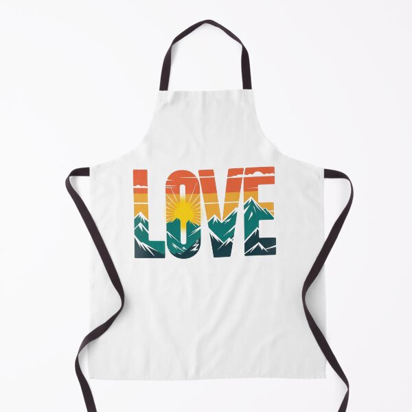 Item preview, LOVE – Mountain Sunrise Typography Design designed and sold by NiDoya.