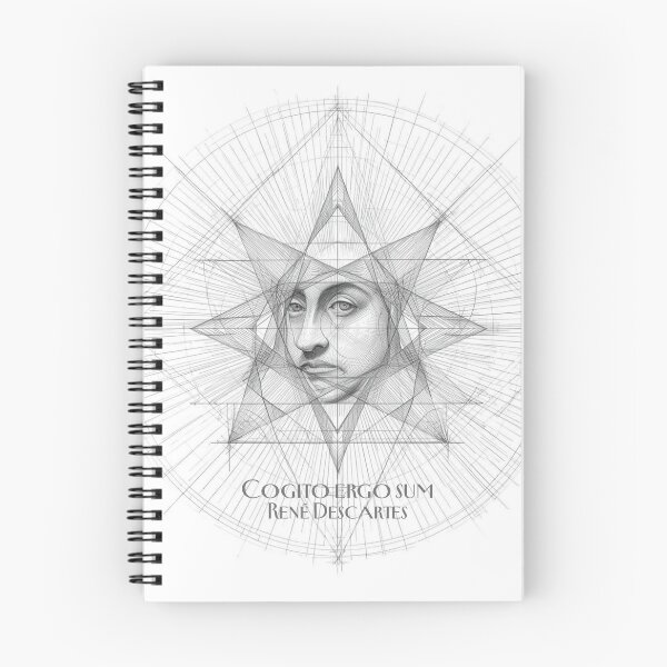 Item preview, 'Cogito ergo sum' René Descartes philosophy quote designed and sold by Filologica.