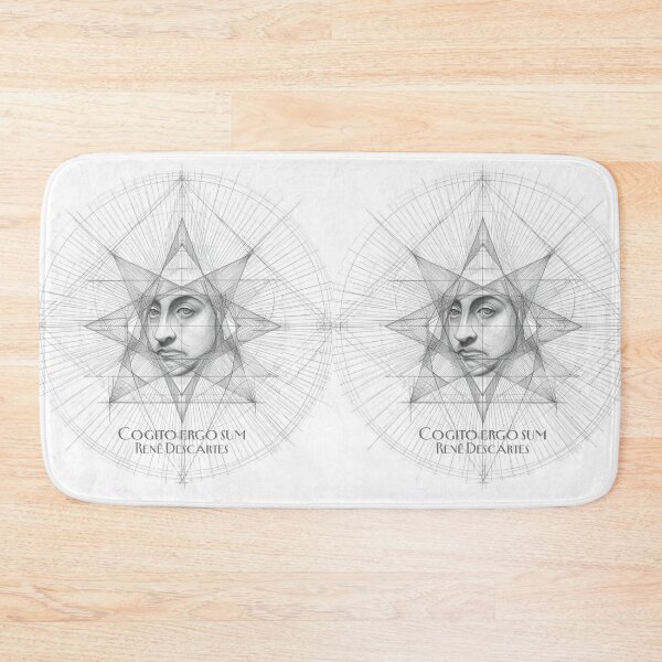 Item preview, 'Cogito ergo sum' René Descartes philosophy quote designed and sold by Filologica.