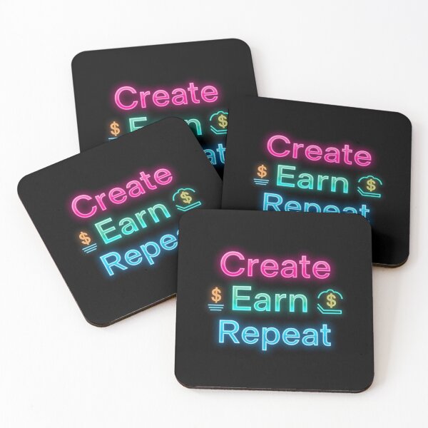 Item preview, Create Earn Repeat Entrepreneur Quote | Hustle Business Motivation designed and sold by HIM P.R.O.M.I.S.E.