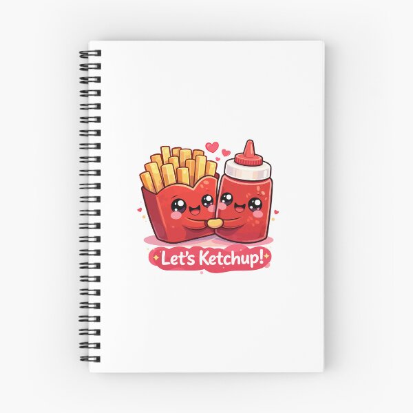 Item preview, Let’s Ketchup Kawaii Love designed and sold by RitaStudio.