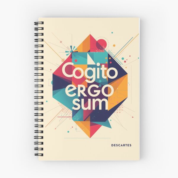 Item preview, 'Cogito ergo sum' René Descartes designed and sold by Filologica.