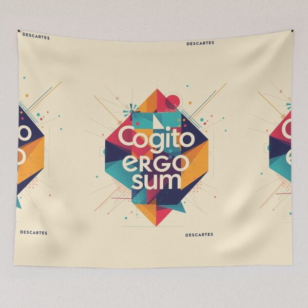 Item preview, 'Cogito ergo sum' René Descartes designed and sold by Filologica.