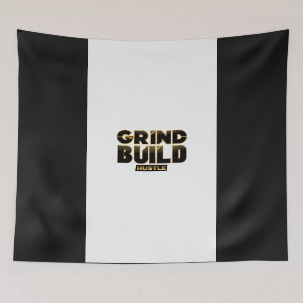 Item preview, Grind Build Hustle Motivation Quote | Entrepreneur Success Mindset designed and sold by HIM P.R.O.M.I.S.E.