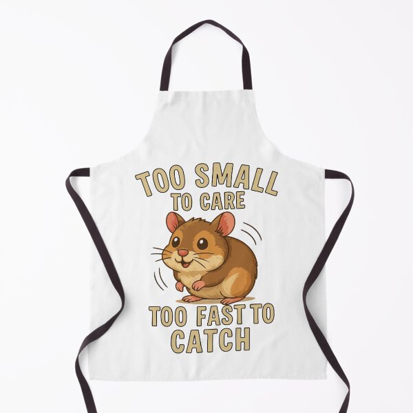 Item preview, Too Small to Care, Too Fast to Catch – Cute Rebel Hamster Design designed and sold by storelibertys.