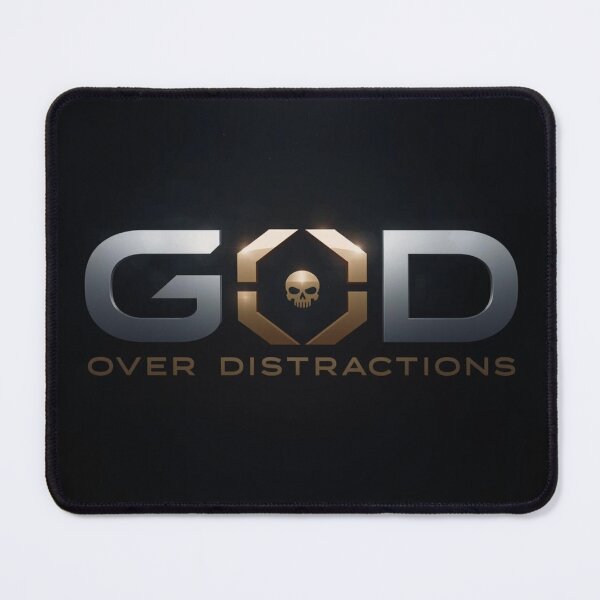 Item preview, God Over Distractions Motivational Quote | Focus Mindset Hustle Apparel designed and sold by HIM P.R.O.M.I.S.E.