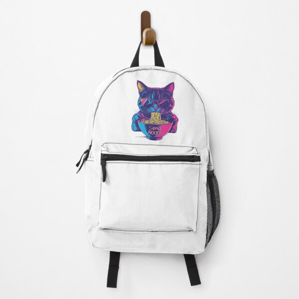 Item preview, Cyberpunk Noodle Lover Kawaii Cat designed and sold by MarWachaN.