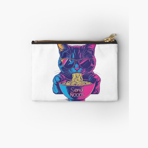 Item preview, Cyberpunk Noodle Lover Kawaii Cat designed and sold by MarWachaN.
