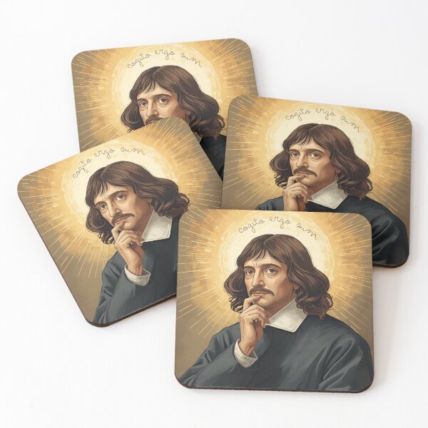 Item preview, 'Cogito ergo sum' sentence of René Descartes designed and sold by Filologica.