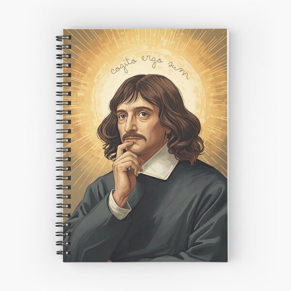 Item preview, 'Cogito ergo sum' sentence of René Descartes designed and sold by Filologica.