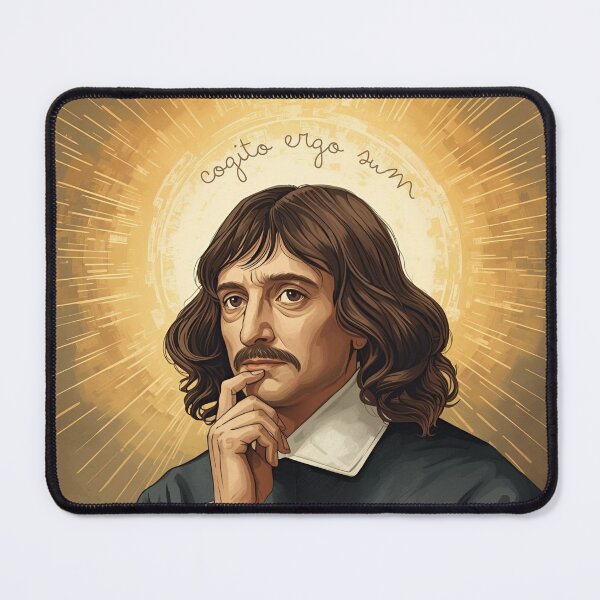 Item preview, 'Cogito ergo sum' sentence of René Descartes designed and sold by Filologica.