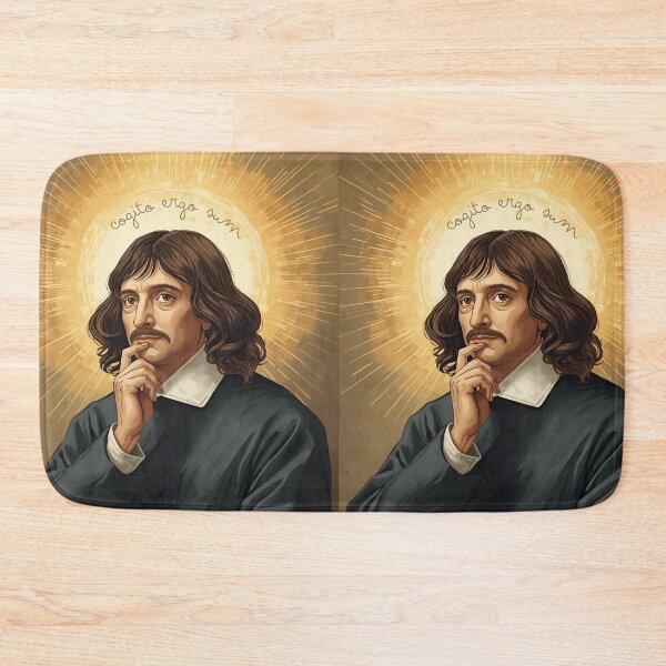 Item preview, 'Cogito ergo sum' sentence of René Descartes designed and sold by Filologica.