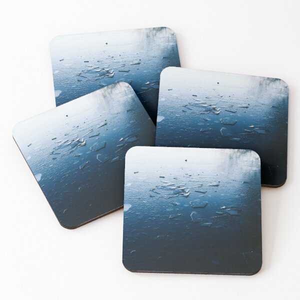 Item preview, Shattered Ice on Frozen Lake designed and sold by AdamT1991.