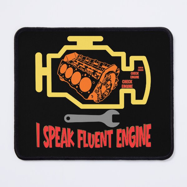 Item preview, I Speak Fluent Engine – Funny Mechanic & Car Lover Design designed and sold by TestudoDesign.