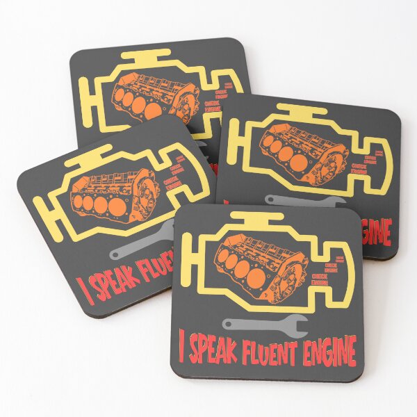 Item preview, I Speak Fluent Engine – Funny Mechanic & Car Lover Design designed and sold by TestudoDesign.