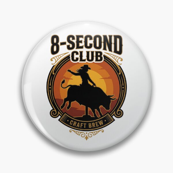 Artikelvorschau, 8-Second Cowgirl Bull Riding Craft Brew entworfen und verkauft von BookLoverGifts.