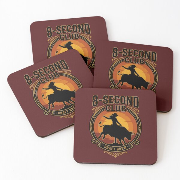 Item preview, 8-Second Cowgirl Bull Riding Craft Brew designed and sold by BookLoverGifts.