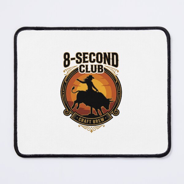 Item preview, 8-Second Cowgirl Bull Riding Craft Brew designed and sold by BookLoverGifts.