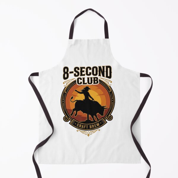 Item preview, 8-Second Cowgirl Bull Riding Craft Brew designed and sold by BookLoverGifts.