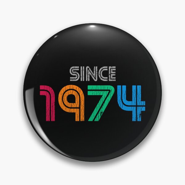Item preview, Vintage Since 1974 Retro Birthday designed and sold by WAMTEES.