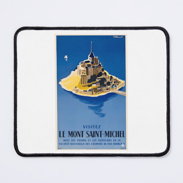 Item preview, Vintage SNCF Travel Poster: Le Mont Saint-Michel designed and sold by CharlieDesings.