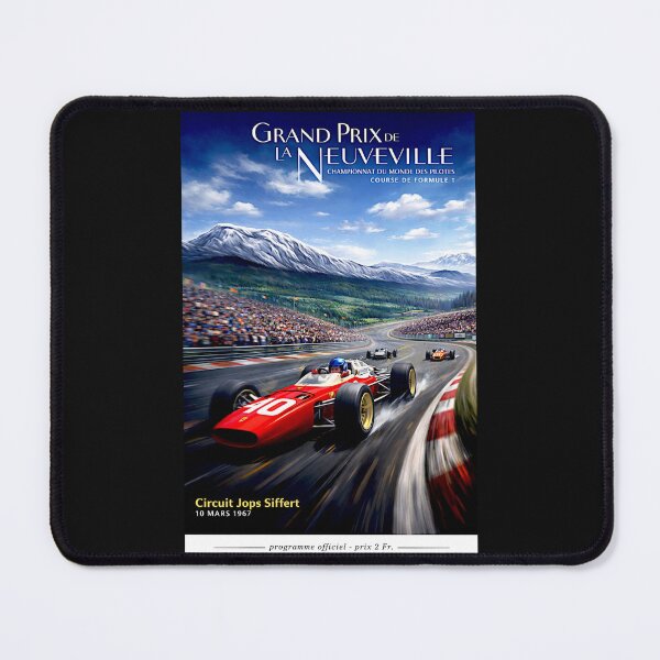 Item preview, Neuveville Grand Prix vintage poster 1967 variation#2 designed and sold by Helios Be. Lavsh.