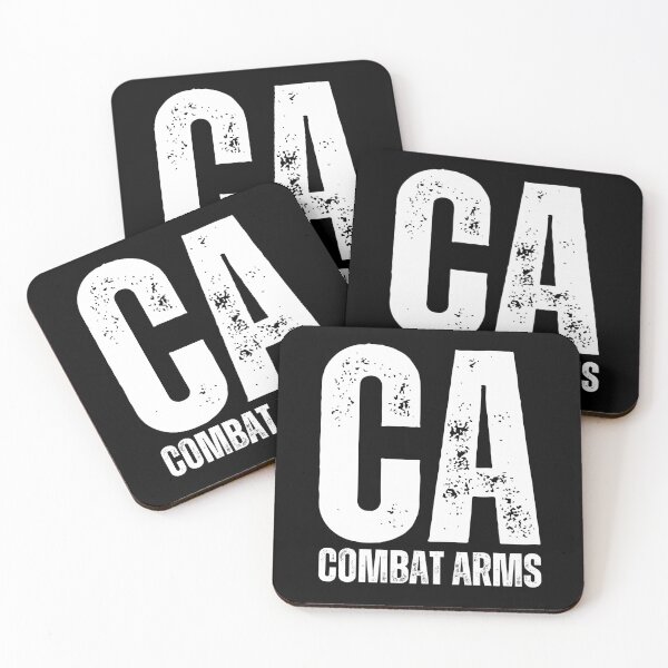 Item preview, CA Combat Arms – Rugged Military Tactical Design white worn look font designed and sold by GFamilyC.