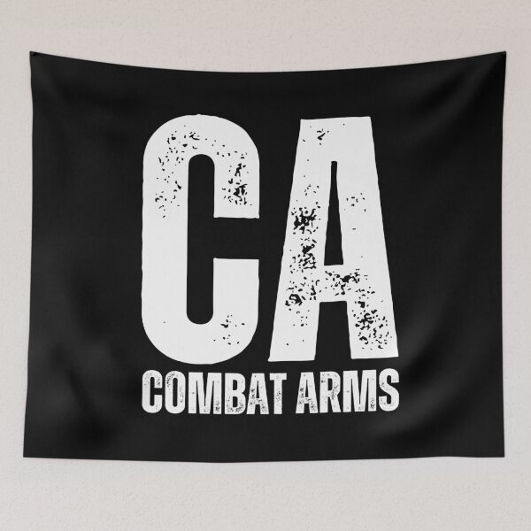 Item preview, CA Combat Arms – Rugged Military Tactical Design white worn look font designed and sold by GFamilyC.
