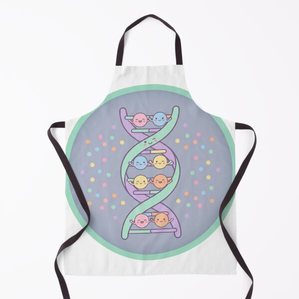 Item preview, Cute DNA Cartoon Art – Happy Molecular Science Design designed and sold by VibePrintsHub.