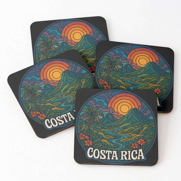 Item preview, Costa Rica Trippy Art Travel designed and sold by TomFrontierArt.
