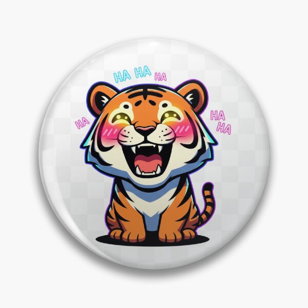 Item preview, Laughing kawaii lion designed and sold by mayatA-rt.