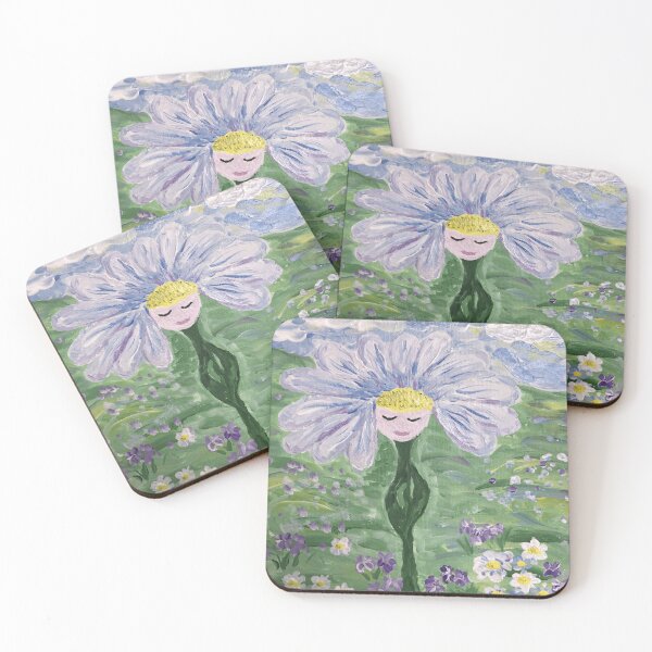 Item preview, Flower with a Human Face designed and sold by Katherine Miller Art.