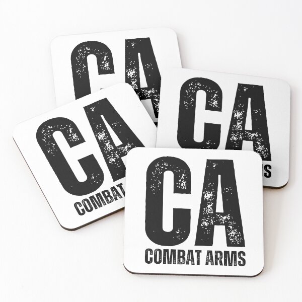 Item preview, CA Combat Arms – Rugged Military Tactical Design black worn look font designed and sold by GFamilyC.